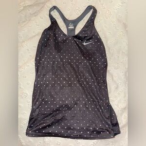 Nike Women's GRAY Polka Dot Tank Top